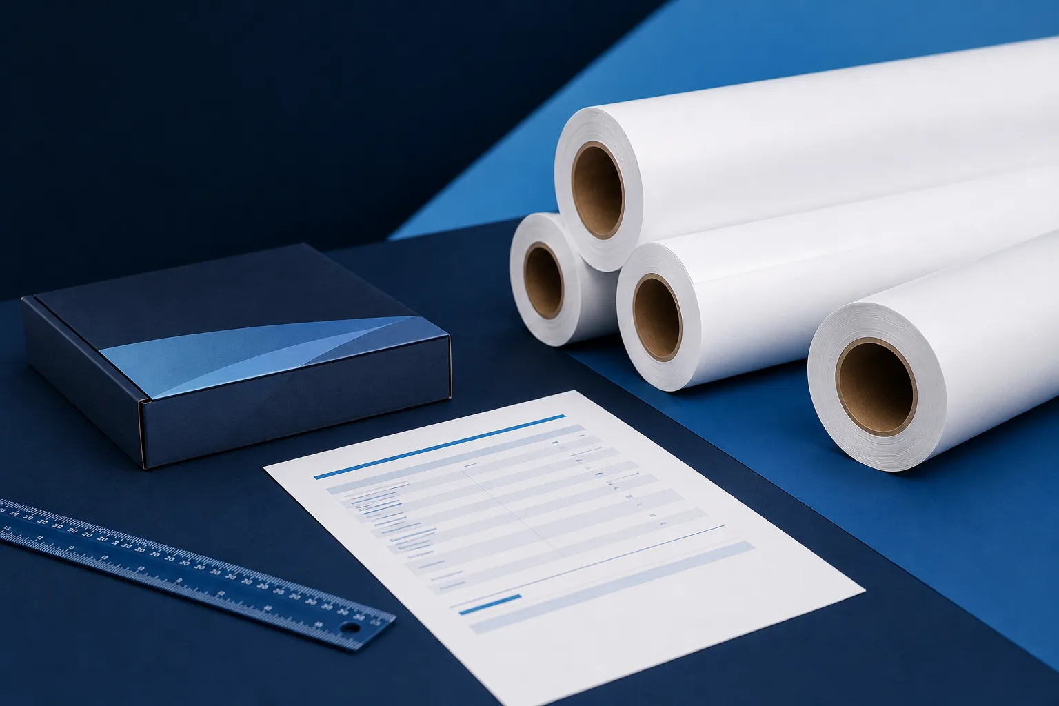 Printable media order preparation scene